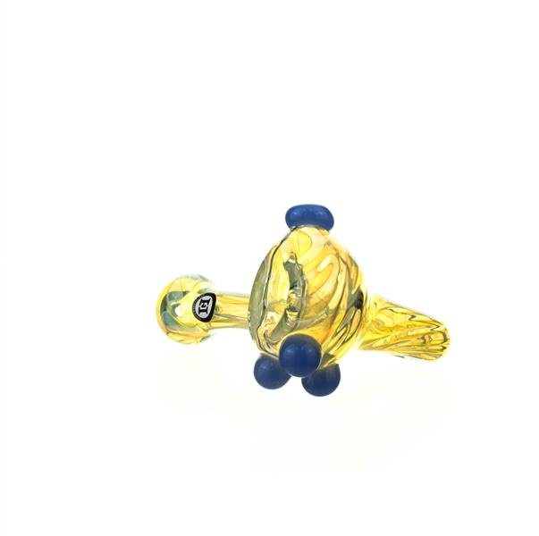 Joe Madigan Sherlock Purple Dots Gold fumed - Smoke Spot Smoke Shop