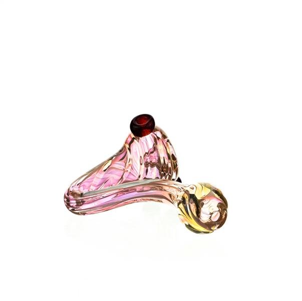 Joe Madigan Sherlock Red Dots handpipe premium glass craftsmanship - Smoke Spot Smoke Shop