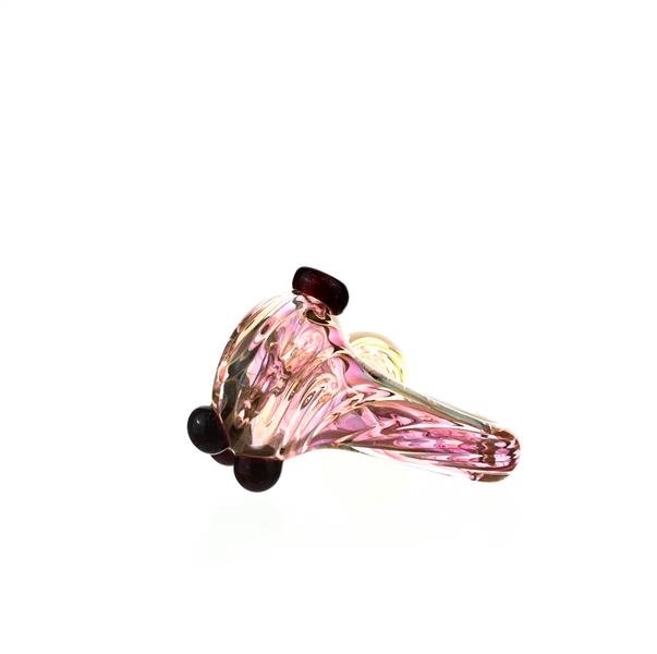 Joe Madigan Sherlock Red Dots handpipe angled view - Smoke Spot Smoke Shop