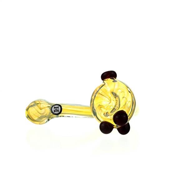 Joe Madigan Sherlock Red Dots Gold fumed - Smoke Spot Smoke Shop