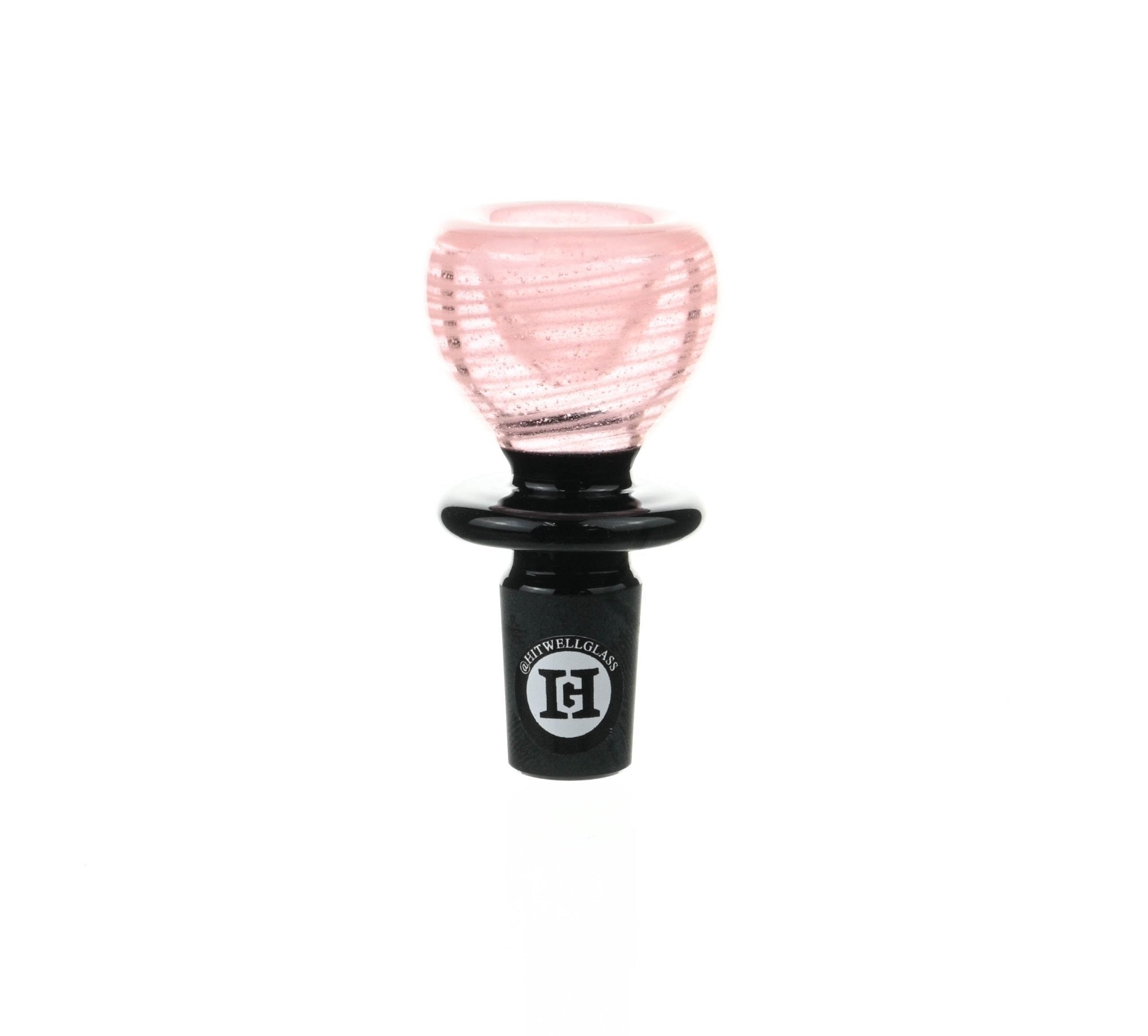 Joe Madigan Swirl Pink Round bowl 14 mm - Smoke Spot Smoke Shop