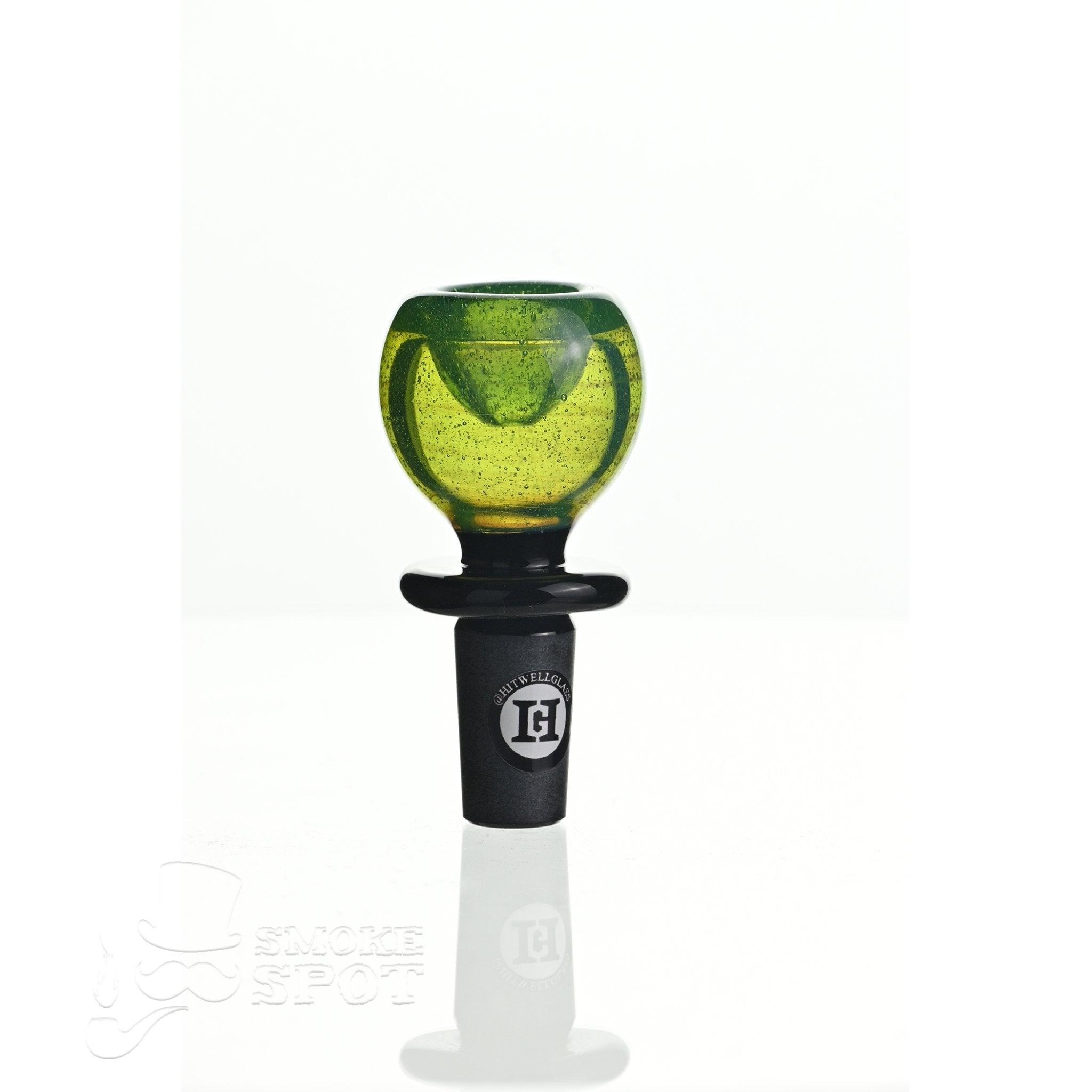 Joe Madigan tropical green Round bowl black fitting 14 mm - Smoke Spot Smoke Shop