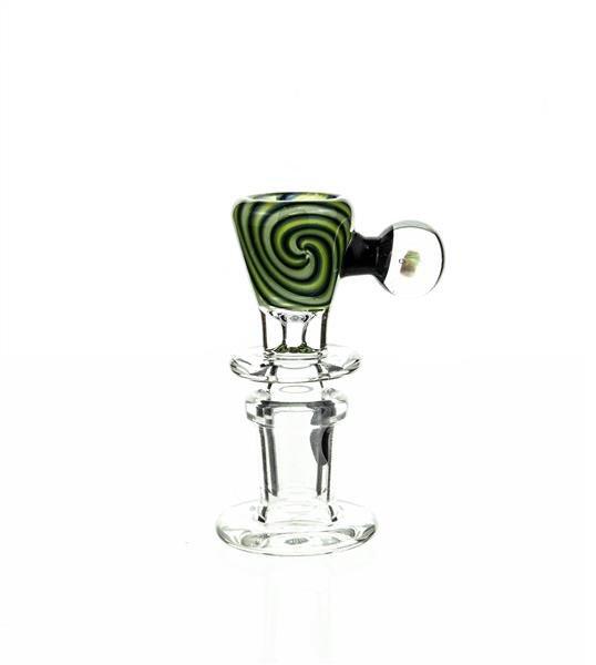 Joe Madigan Worked funnel bowl with opal 102 - Smoke Spot Smoke Shop