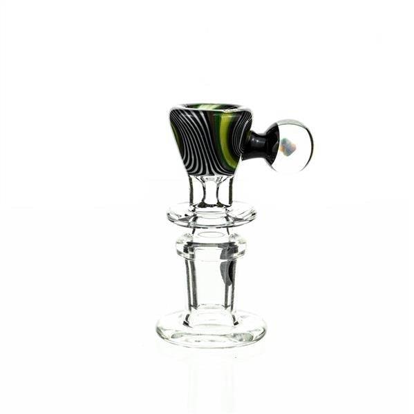 Joe Madigan Worked funnel bowl with opal 117 - Smoke Spot Smoke Shop