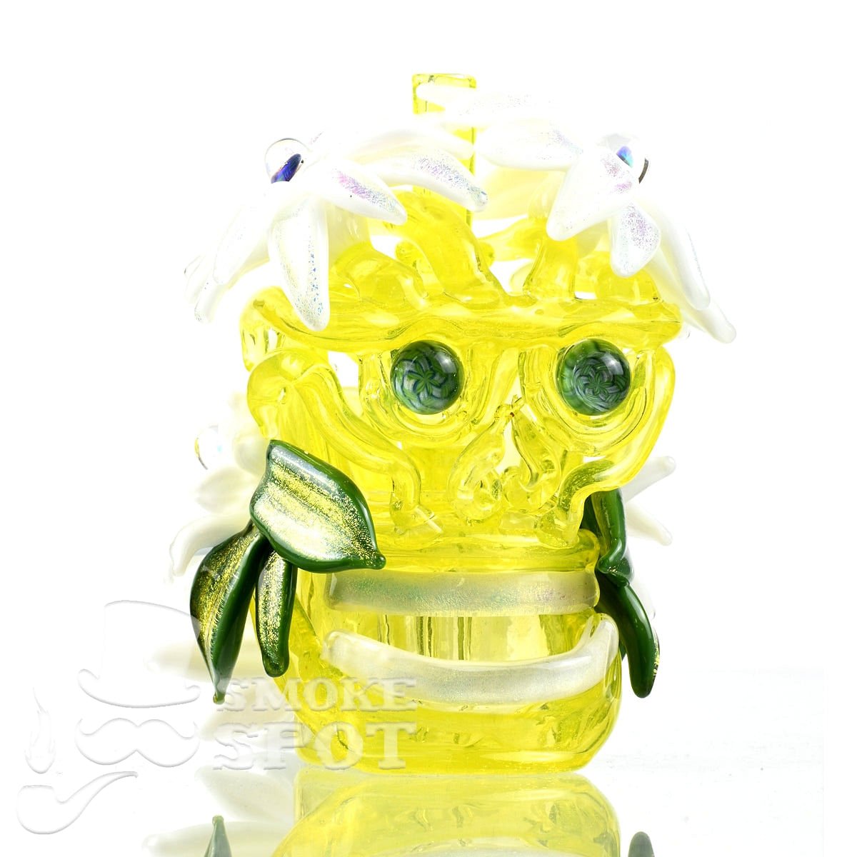 Little monster with opal flowers - Smoke Spot Smoke Shop