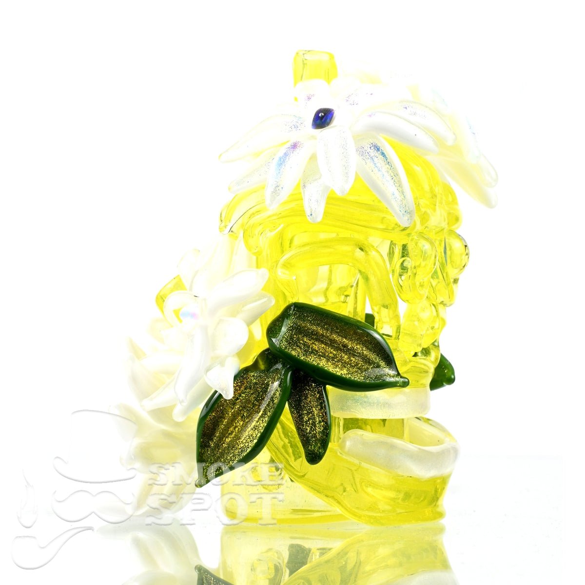 Little monster with opal flowers - Smoke Spot Smoke Shop