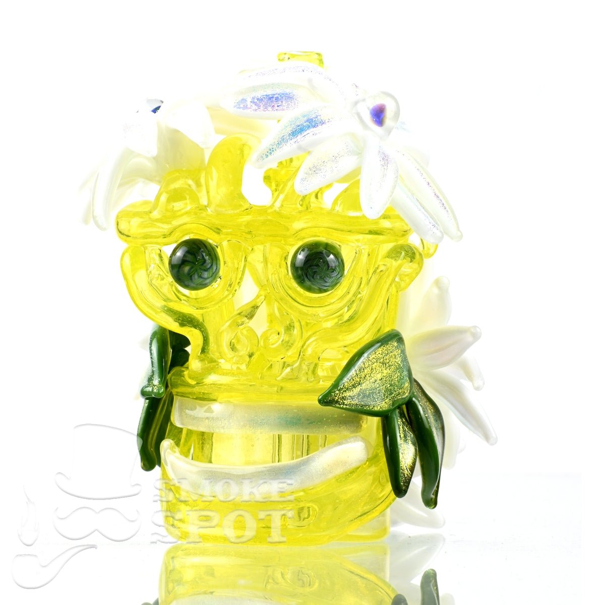 Little monster with opal flowers - Smoke Spot Smoke Shop