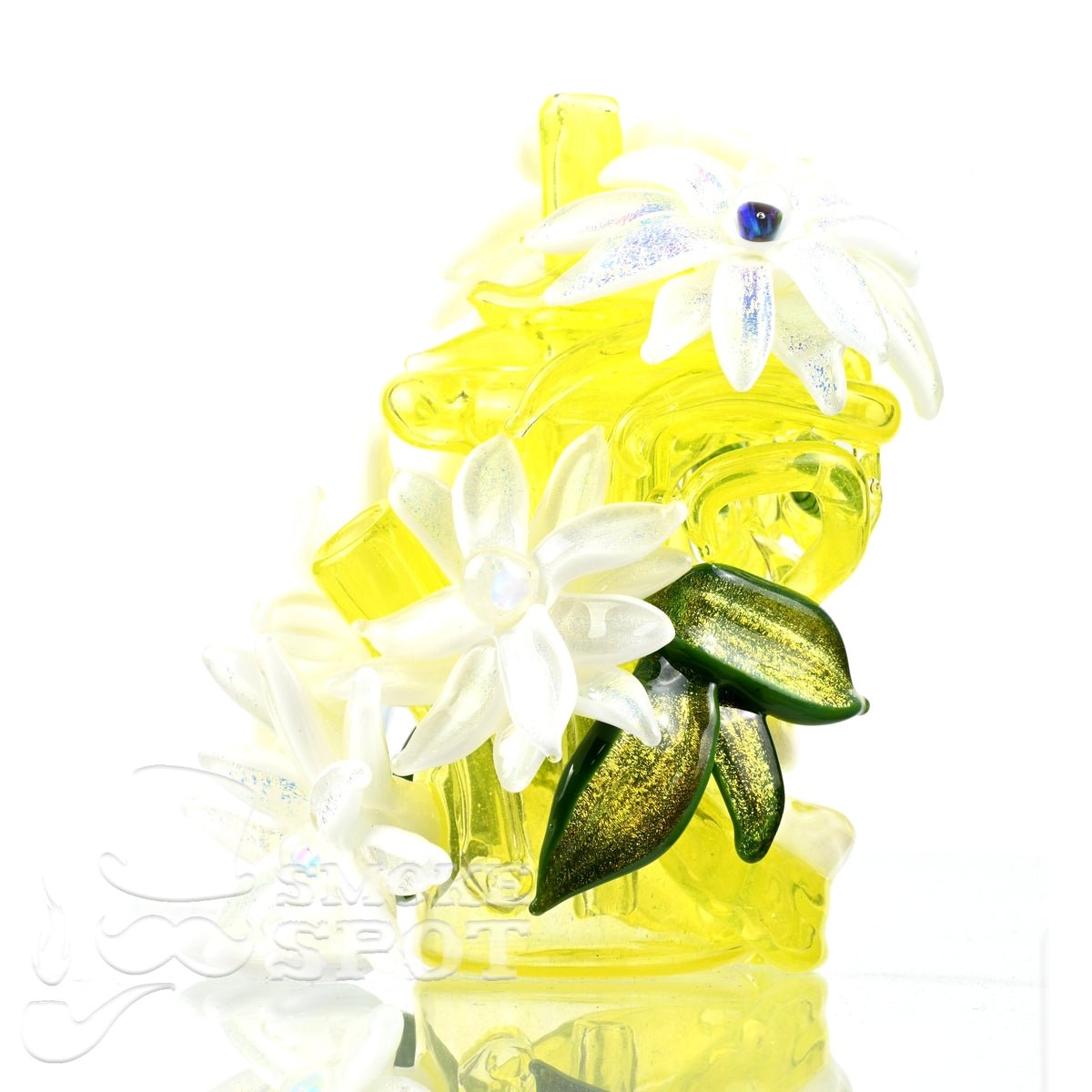 Little monster with opal flowers - Smoke Spot Smoke Shop