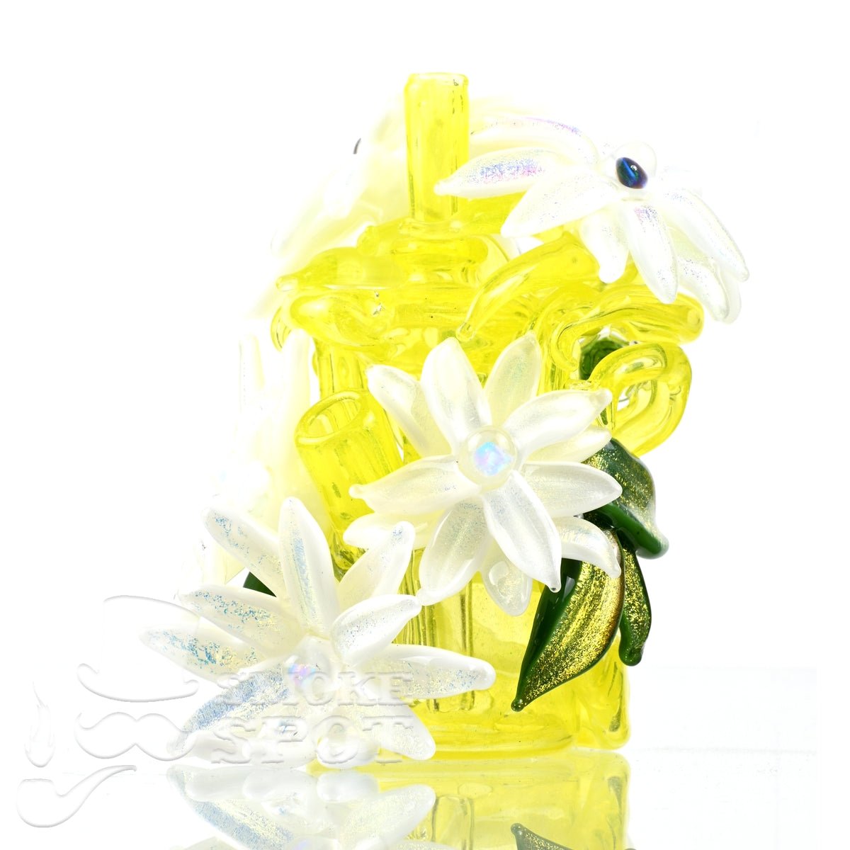 Little monster with opal flowers - Smoke Spot Smoke Shop