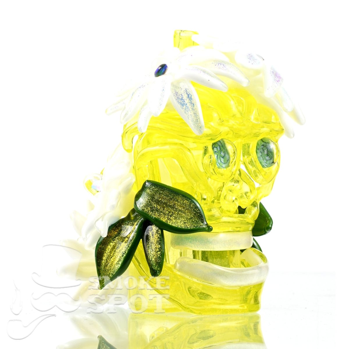 Little monster with opal flowers - Smoke Spot Smoke Shop