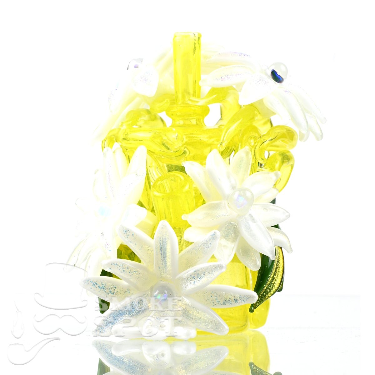 Little monster with opal flowers - Smoke Spot Smoke Shop