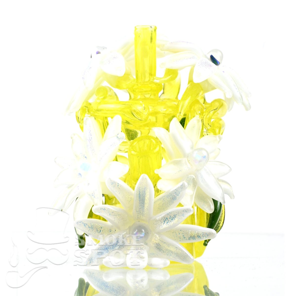 Little monster with opal flowers - Smoke Spot Smoke Shop