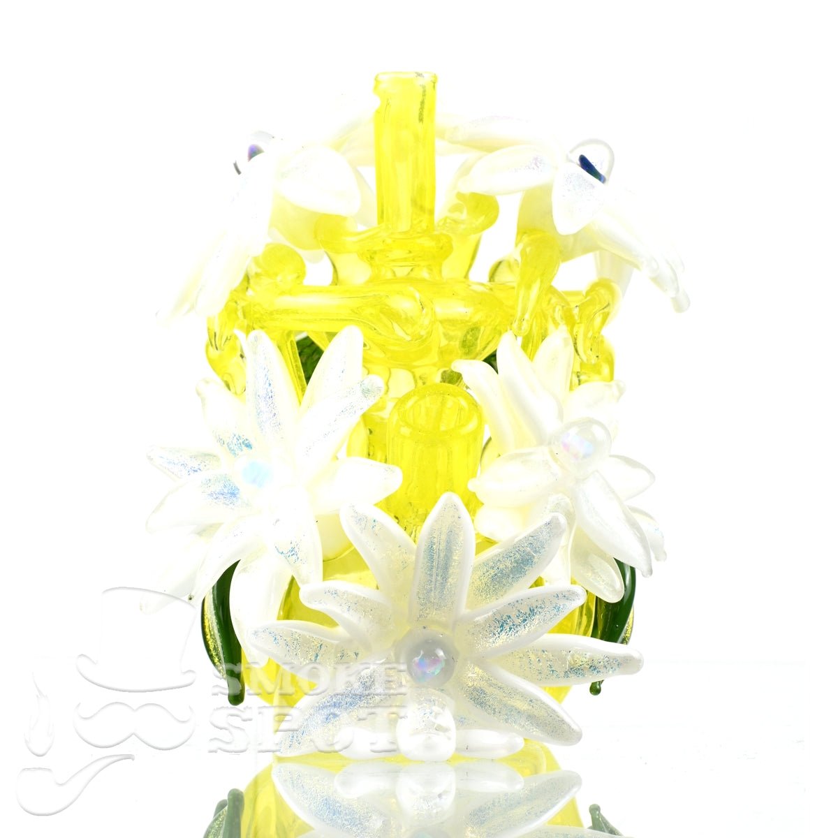 Little monster with opal flowers - Smoke Spot Smoke Shop