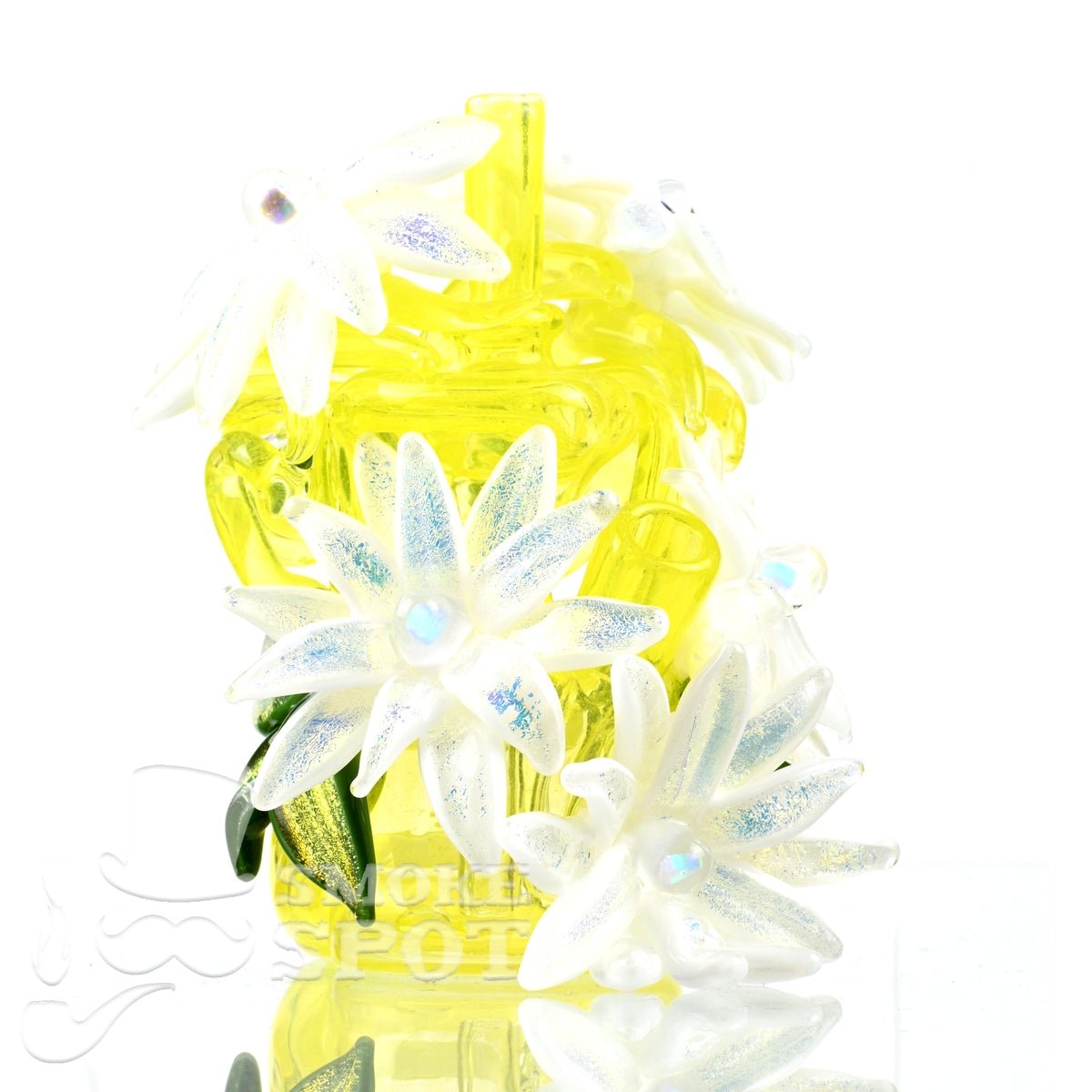 Little monster with opal flowers - Smoke Spot Smoke Shop