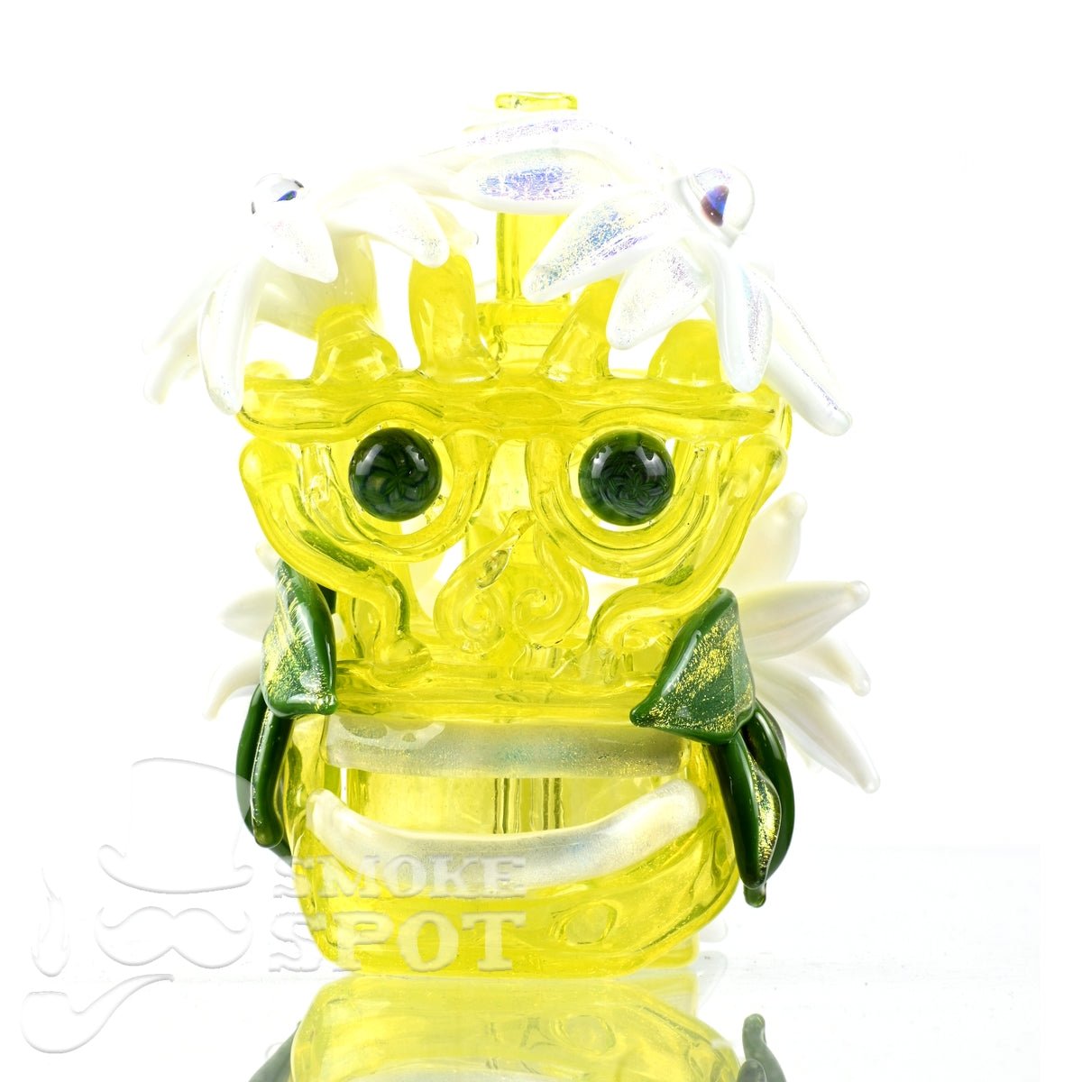 Little monster with opal flowers - Smoke Spot Smoke Shop