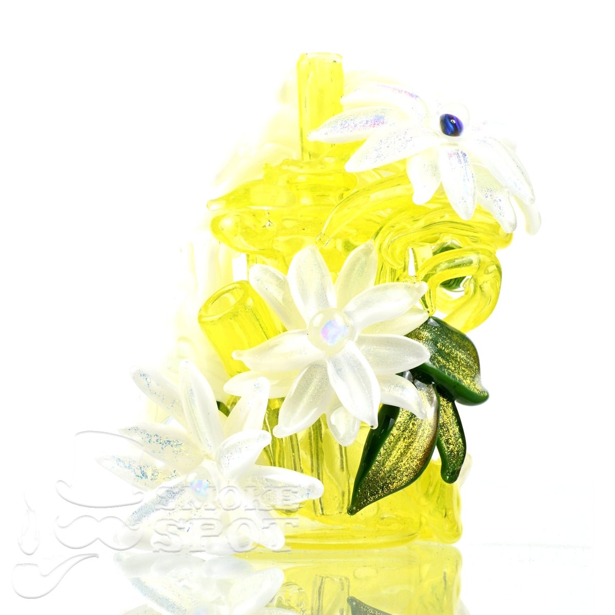 Little monster with opal flowers - Smoke Spot Smoke Shop