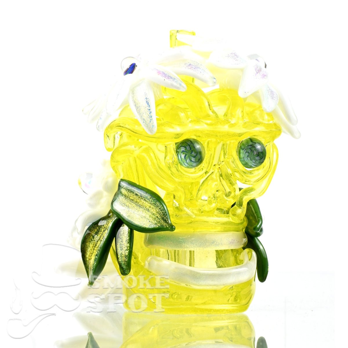 Little monster with opal flowers - Smoke Spot Smoke Shop