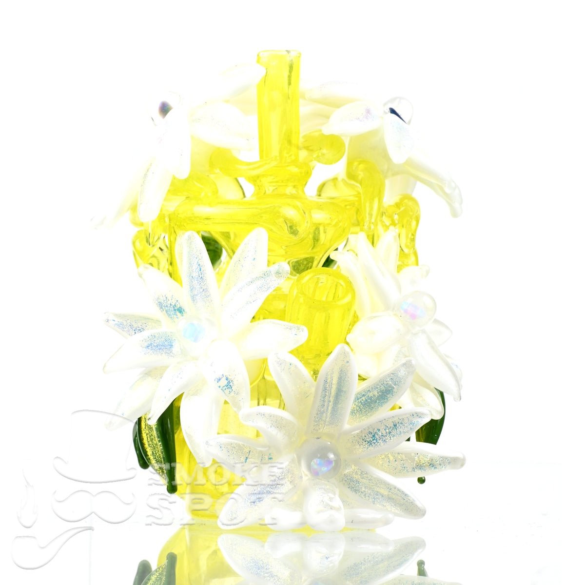 Little monster with opal flowers - Smoke Spot Smoke Shop