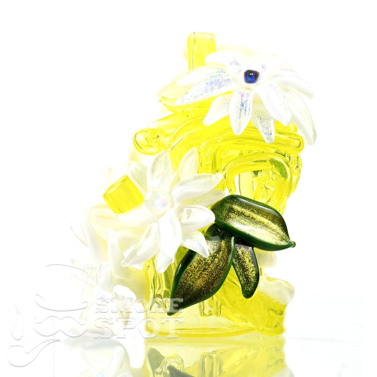 Little monster with opal flowers - Smoke Spot Smoke Shop