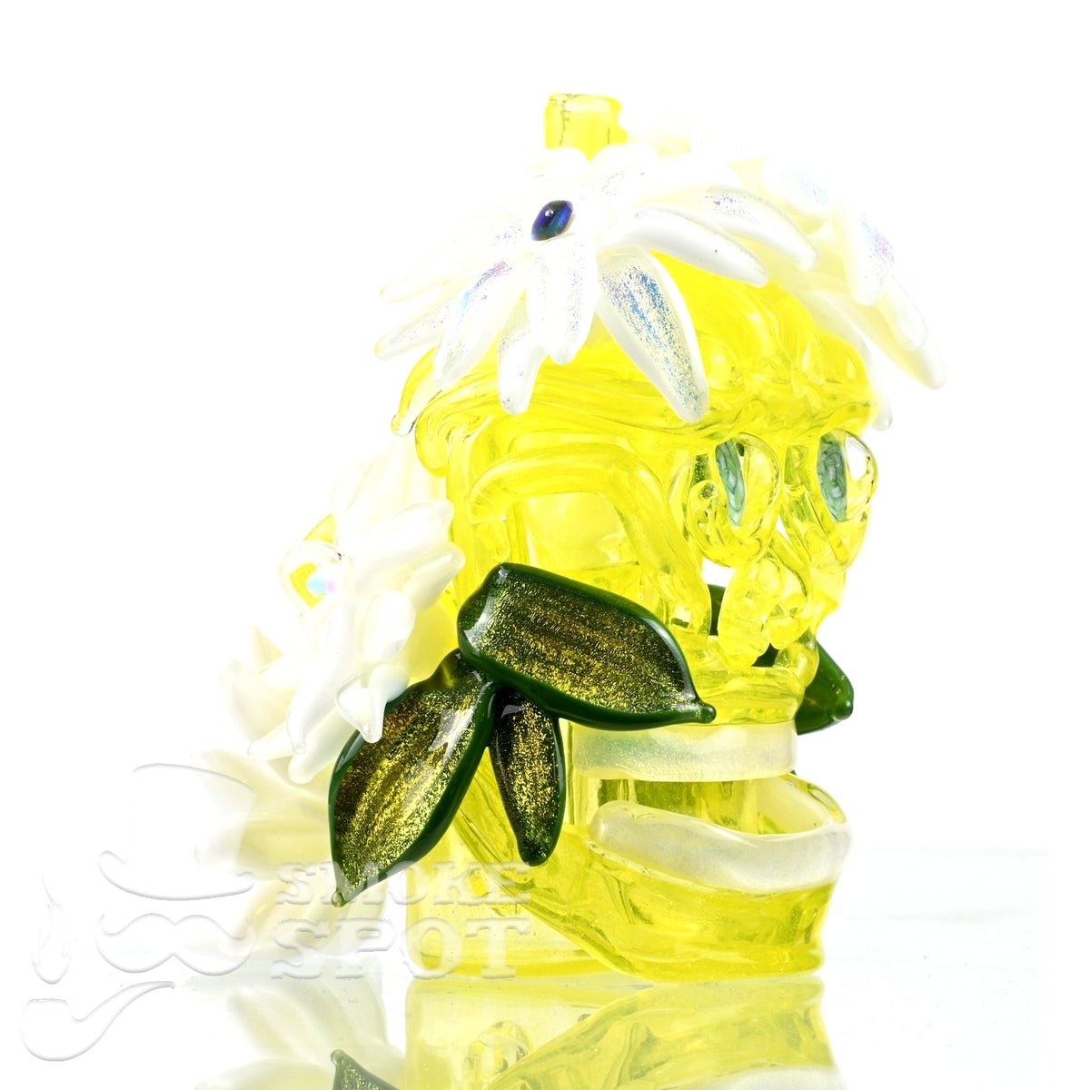 Little monster with opal flowers - Smoke Spot Smoke Shop