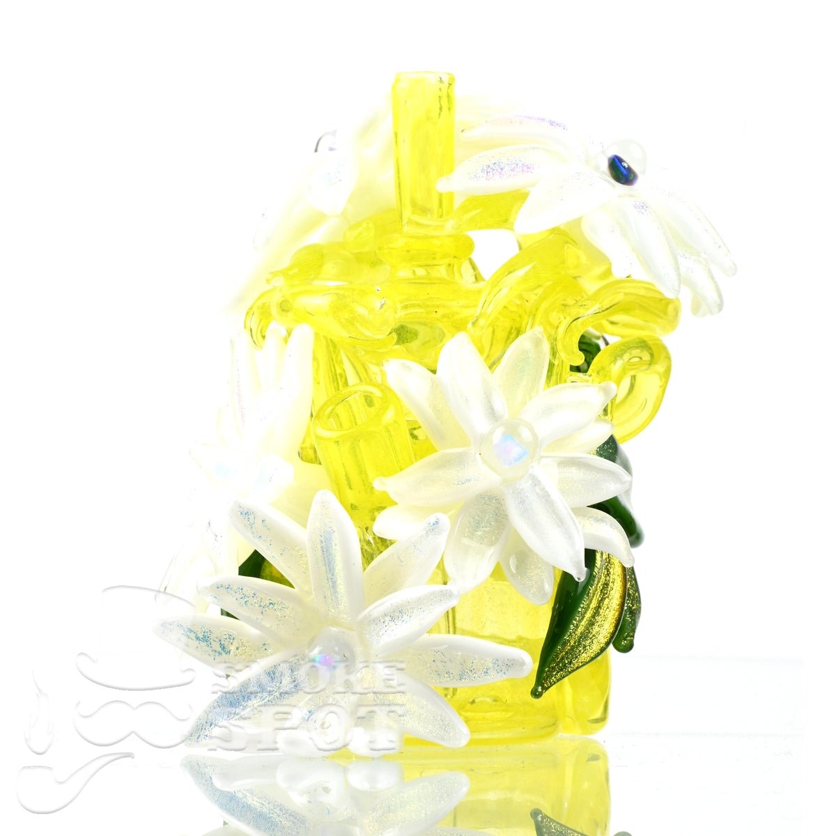 Little monster with opal flowers - Smoke Spot Smoke Shop