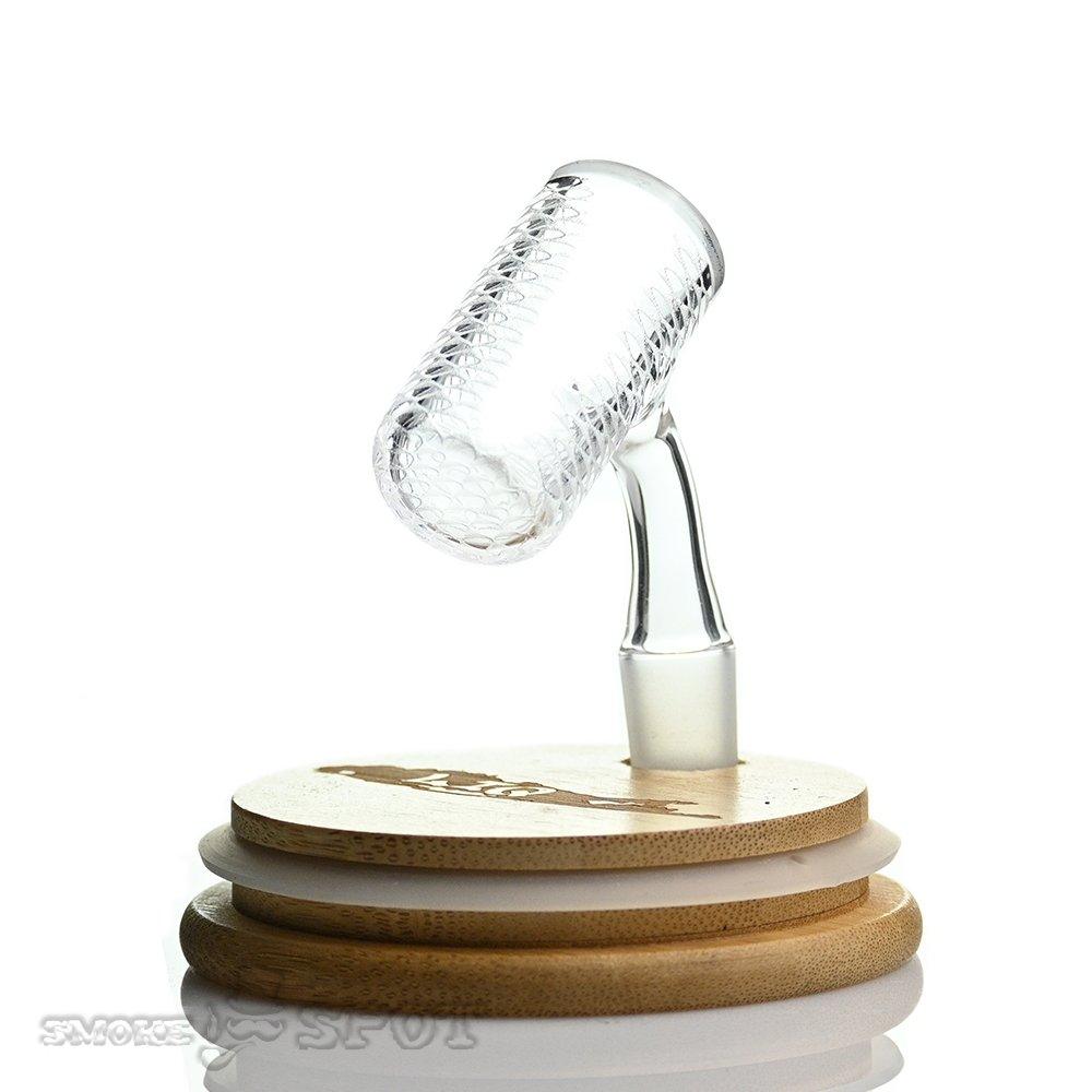 Long Island 14mm 45 degree quartz banger angled view