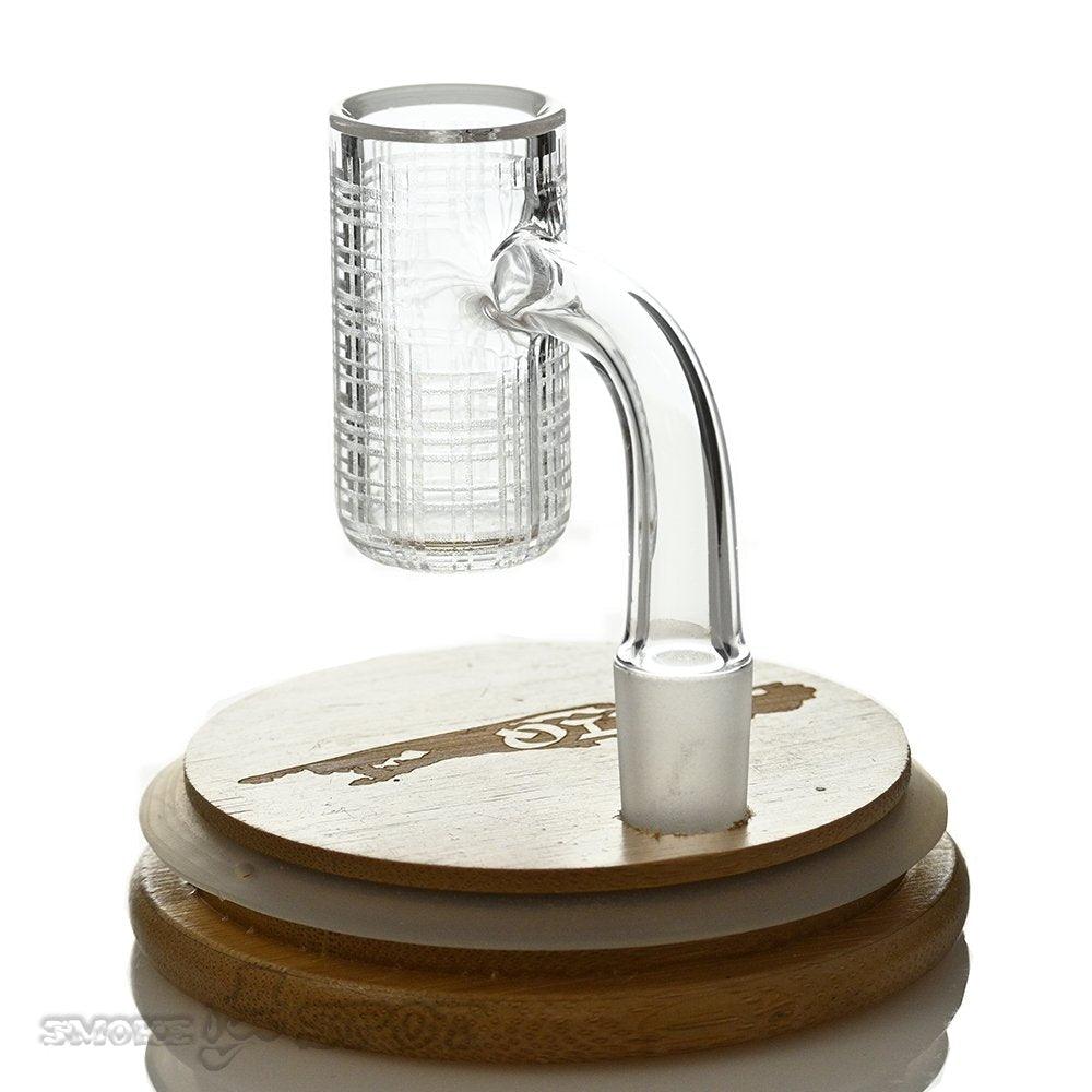 Long Island 14mm 90 degree Plaid Etched - Smoke Spot Smoke Shop