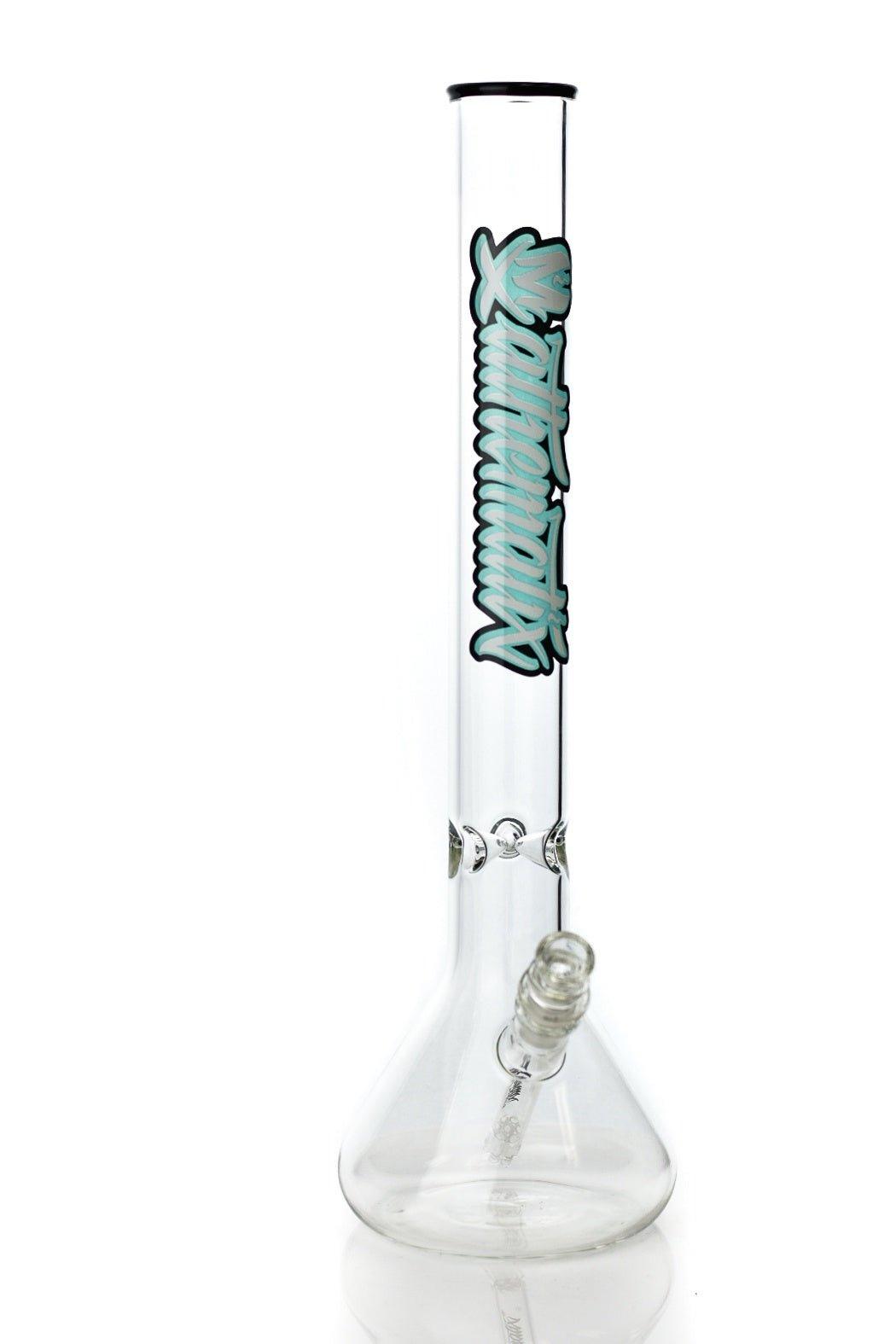 Mathematix 18" Beaker Wish A Showerhead Downstemp - Smoke Spot Smoke Shop