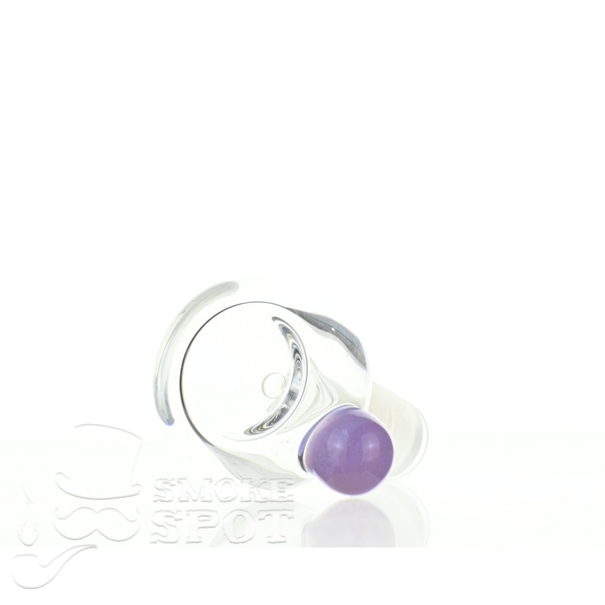 Mathematix clear bubble milky pink dot - Smoke Spot Smoke Shop