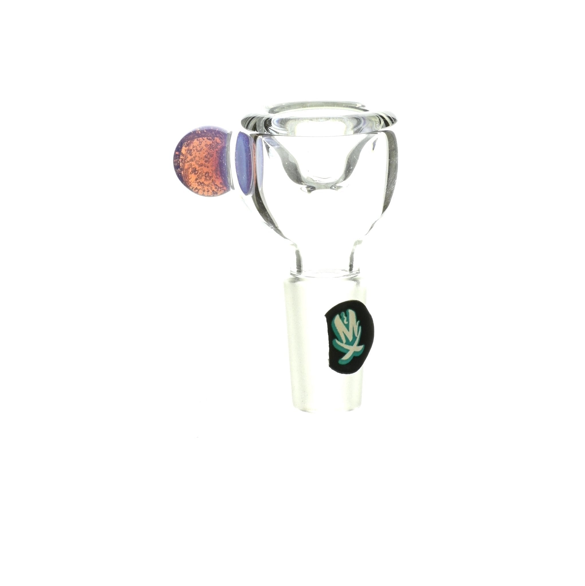 Mathematix clear bubble with single dot 5 - Smoke Spot Smoke Shop