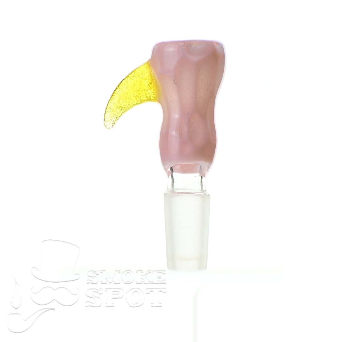 Mathematix double bubble honeycomb bowl w/yellow hook - Smoke Spot Smoke Shop