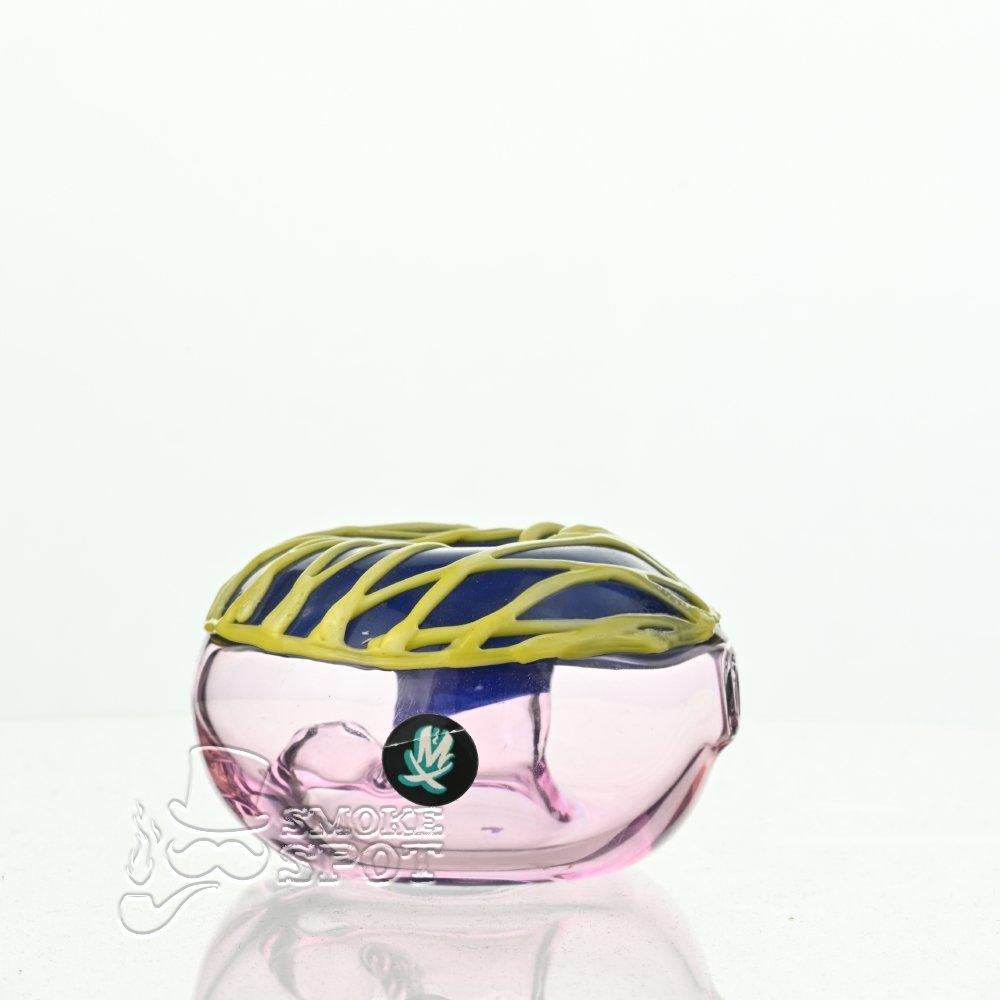 Mathematix Munchies Donut Handpipe 4 showing mouthpiece detail - Smoke Spot Glass