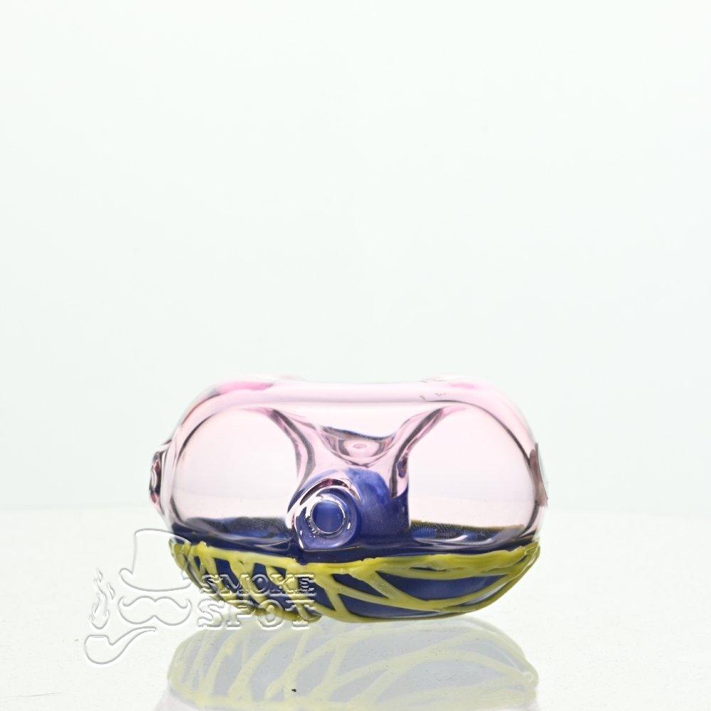 Mathematix Munchies Donut Handpipe 4 full profile - Smoke Spot Glass