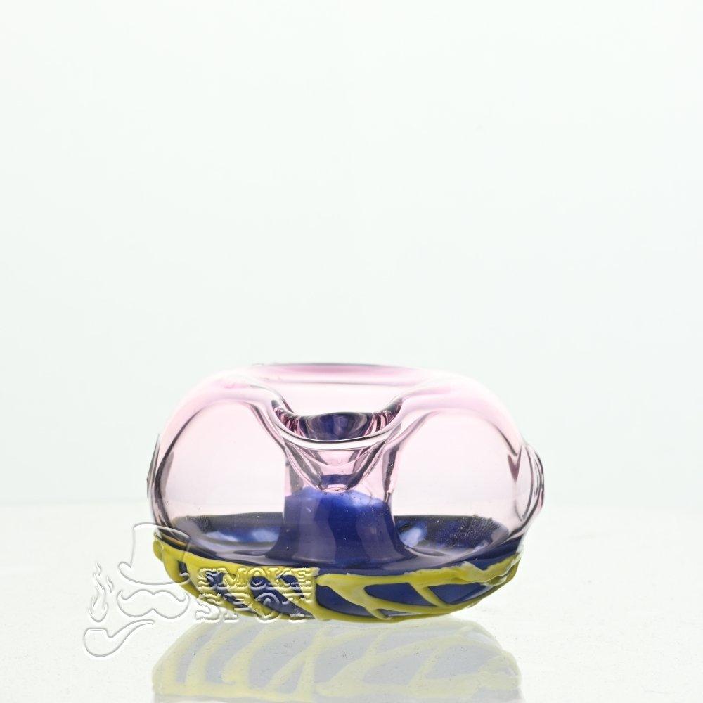 Mathematix Munchies Donut Handpipe 4 detailed glasswork - Smoke Spot Glass