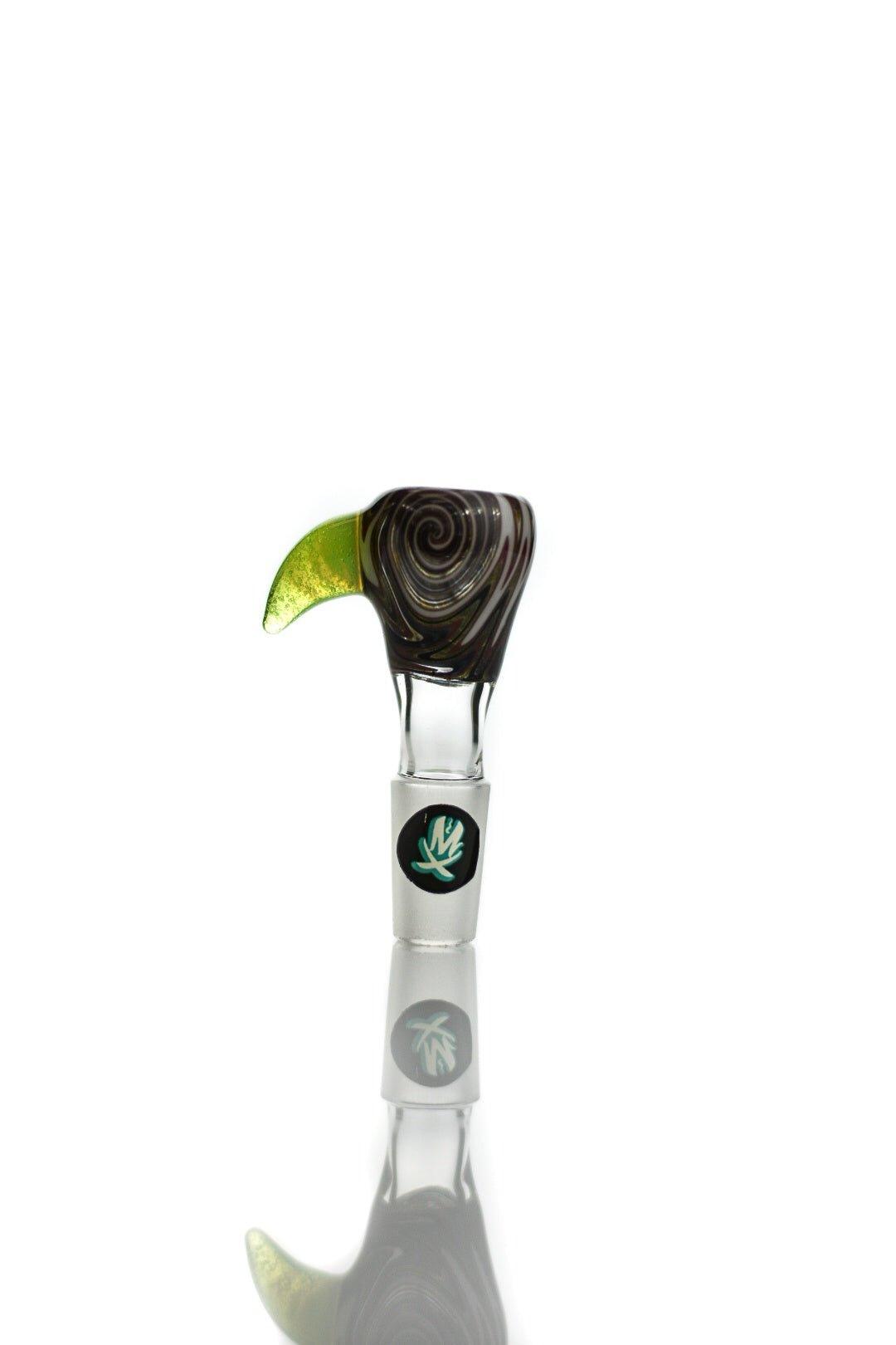 Mathematix Reversal Bowl w/Colored Hook Lime Green - Smoke Spot Smoke Shop