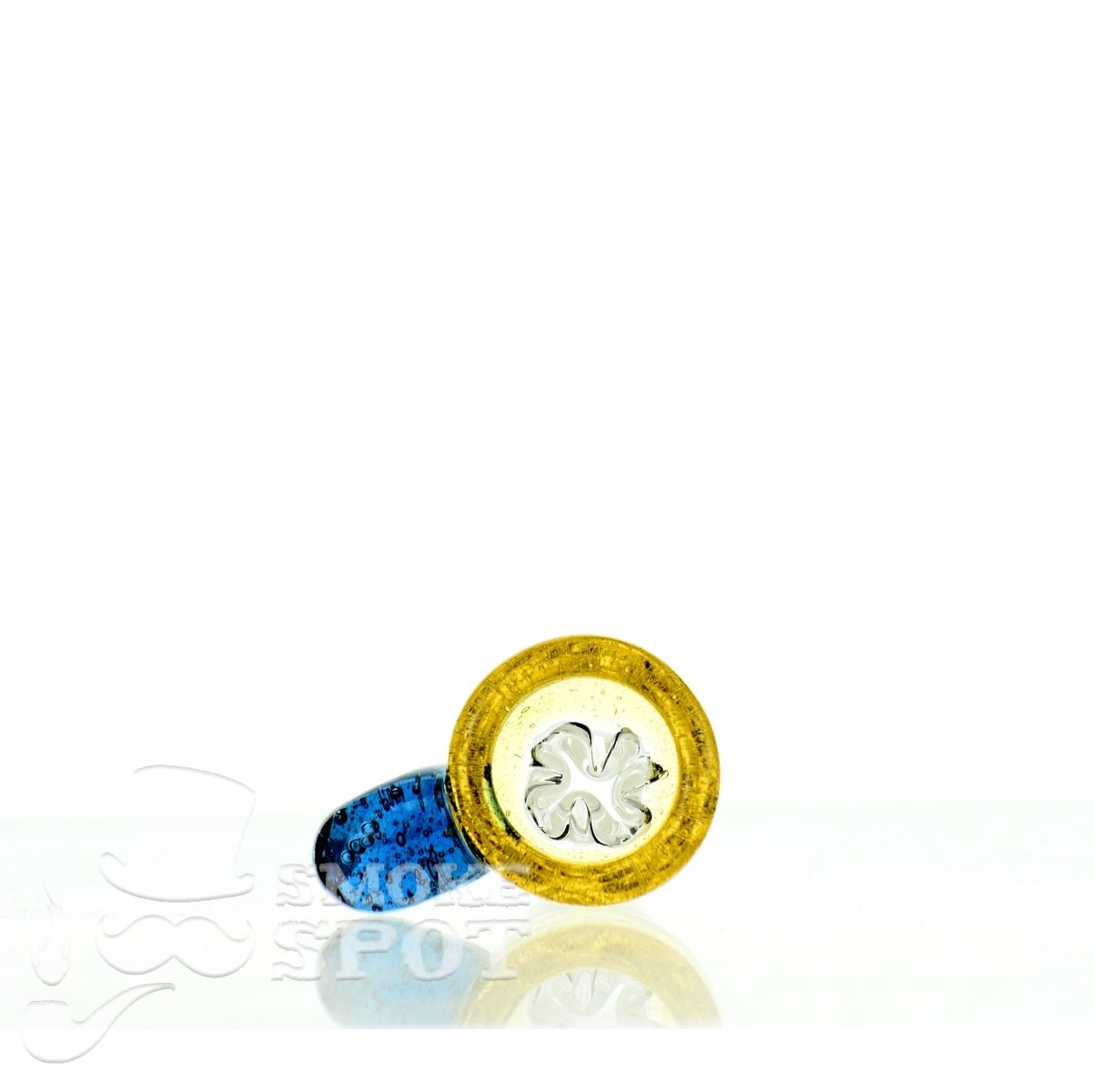 Mathematix serum tea cup bowl 14 mm stardust blue - Smoke Spot Smoke Shop