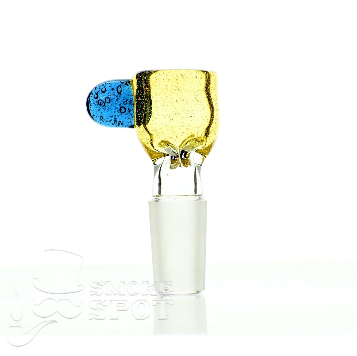 Mathematix serum tea cup bowl 14 mm stardust blue - Smoke Spot Smoke Shop
