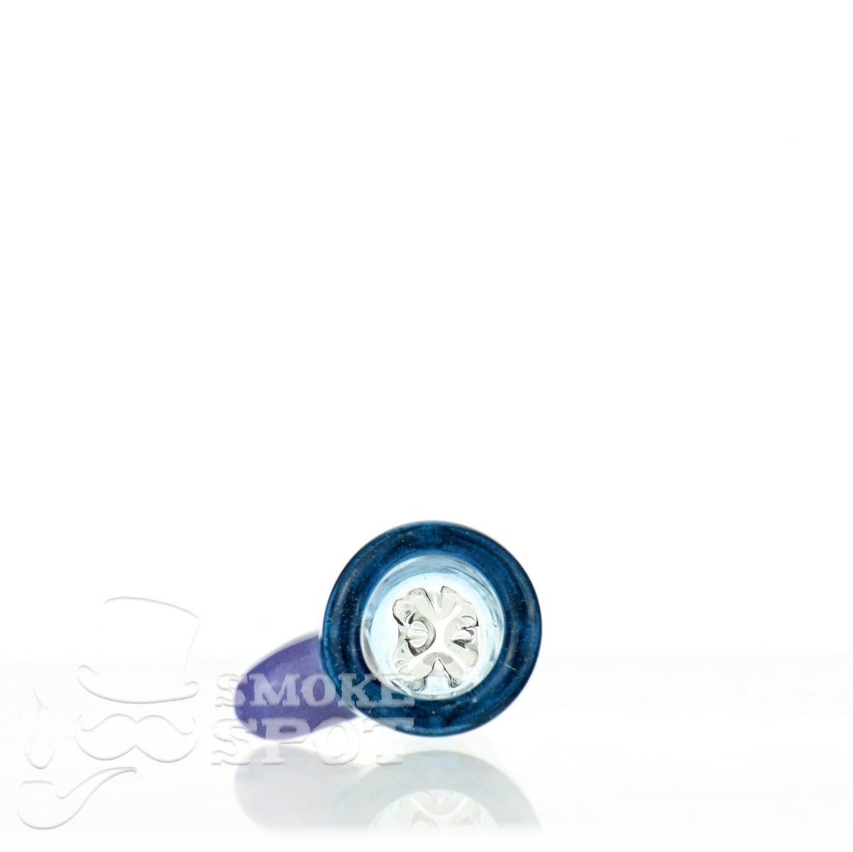 Close-up of Mathematix Tea Cup Colored Handle 14 mm Glass Bowl