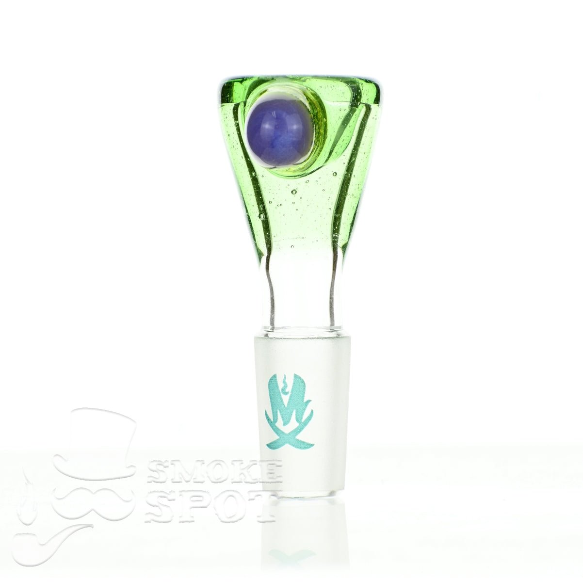 Mathematix thick funnel colored handle 102 - Smoke Spot Smoke Shop