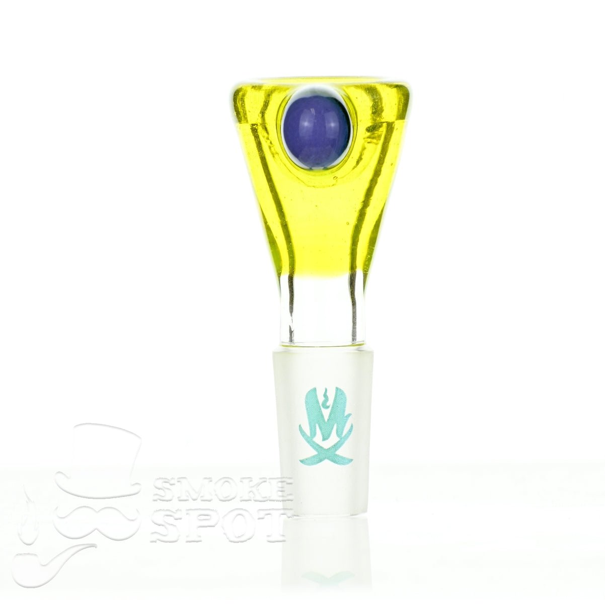 Mathematix thick funnel colored handle 103 - Smoke Spot Smoke Shop