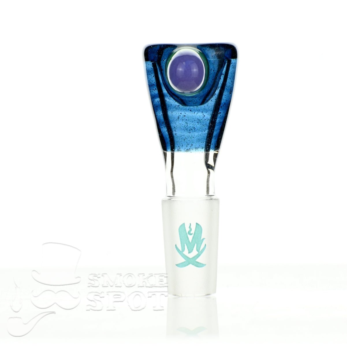 Mathematix thick funnel colored handle 104 - Smoke Spot Smoke Shop
