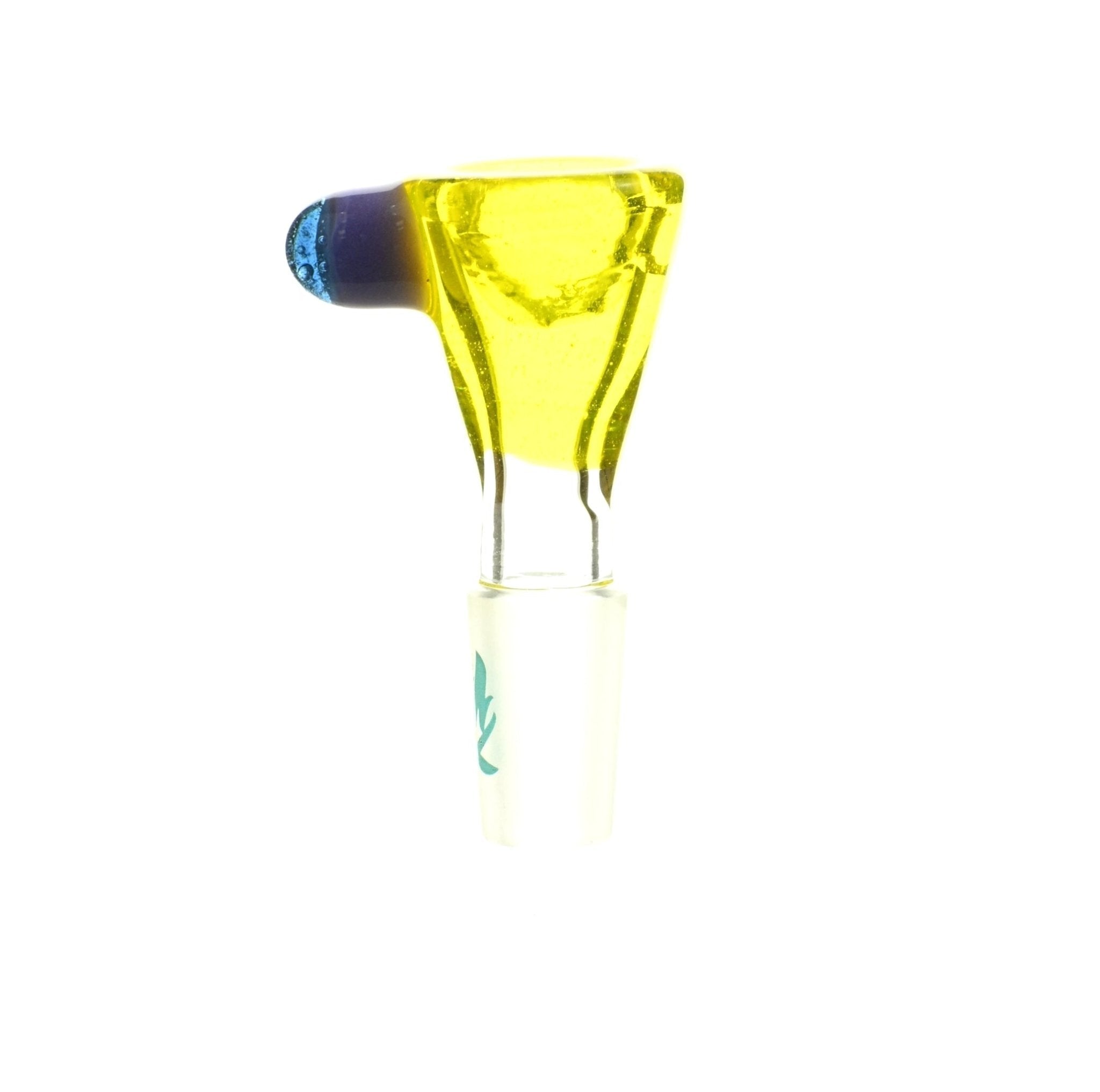 Mathematix thick funnel colored handle 108 - Smoke Spot Smoke Shop