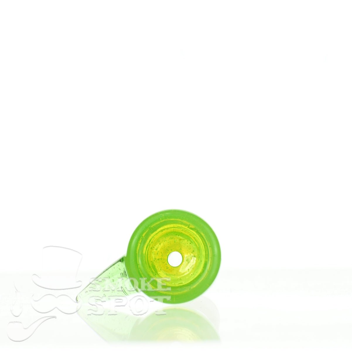 Close-up of Mathematix thick funnel with hook 14 mm bowl glass accessory