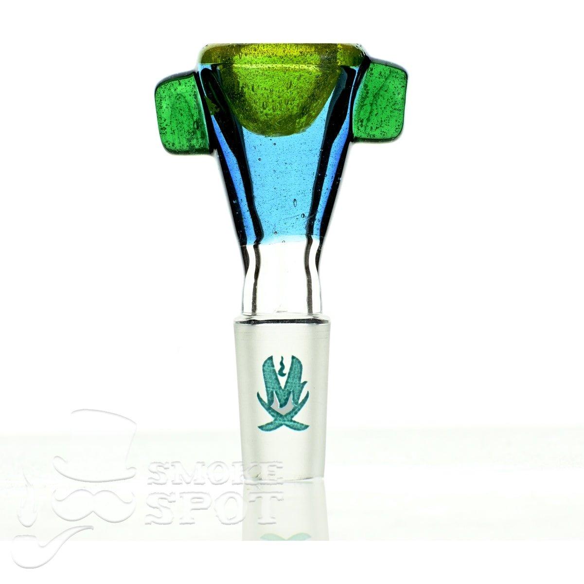 Mathematix tri color thick funnel 14 mm bowl 109 - Smoke Spot Smoke Shop