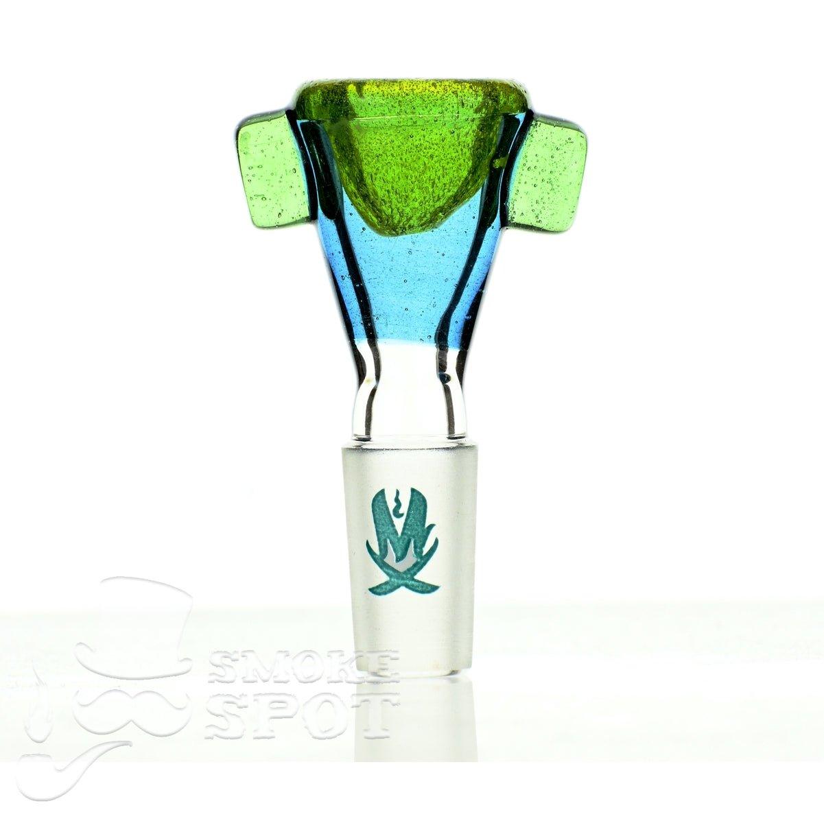 Mathematix tri color thick funnel 14 mm bowl 110 - Smoke Spot Smoke Shop