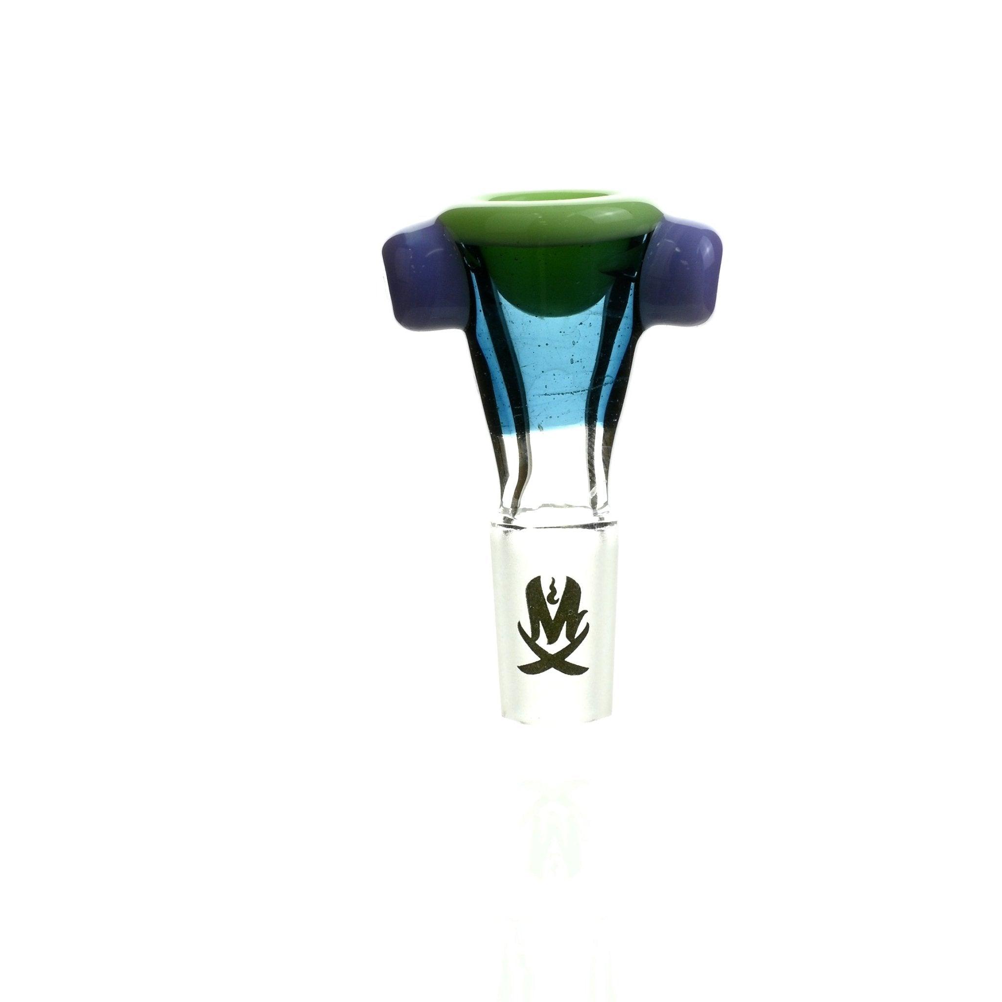 Mathematix tri color thick funnel 14 - Smoke Spot Smoke Shop