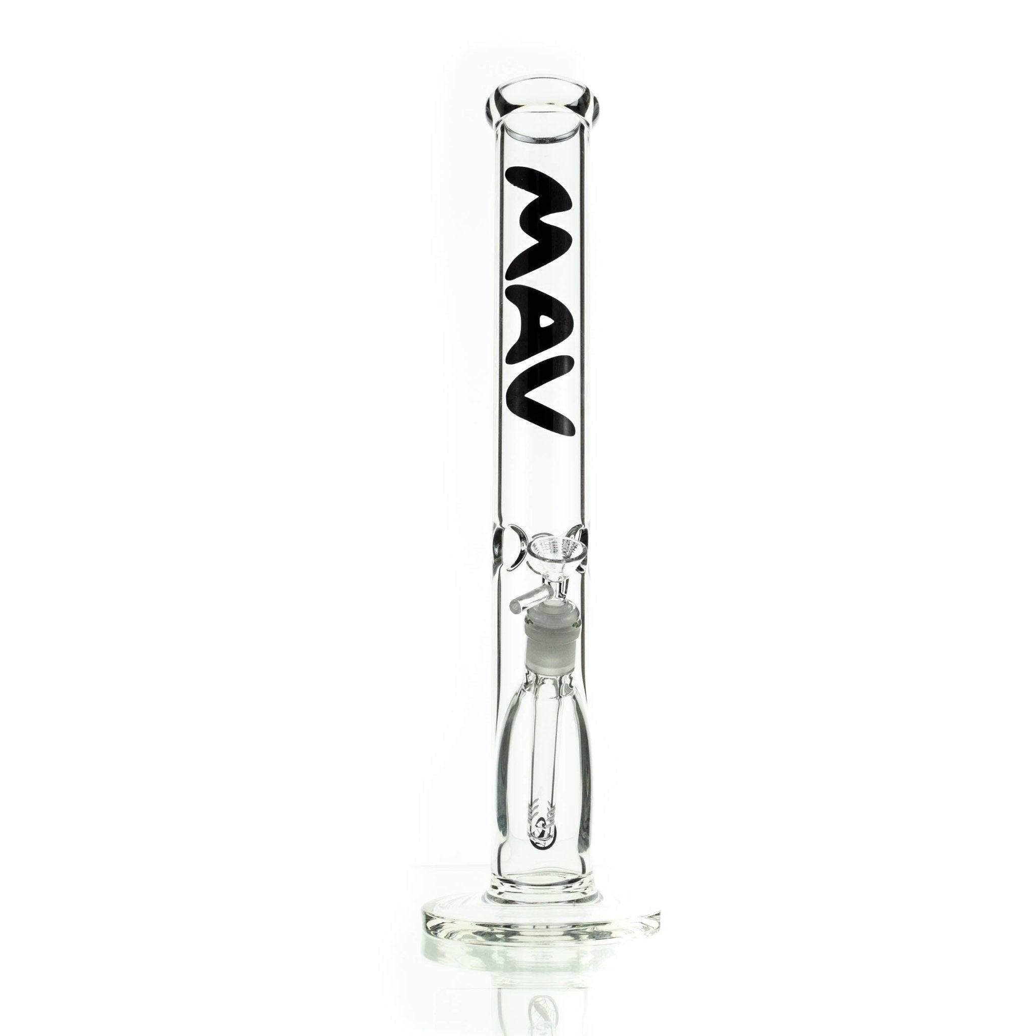 MAV 50x5 Straight tube clear black 18 inch - Smoke Spot Smoke Shop