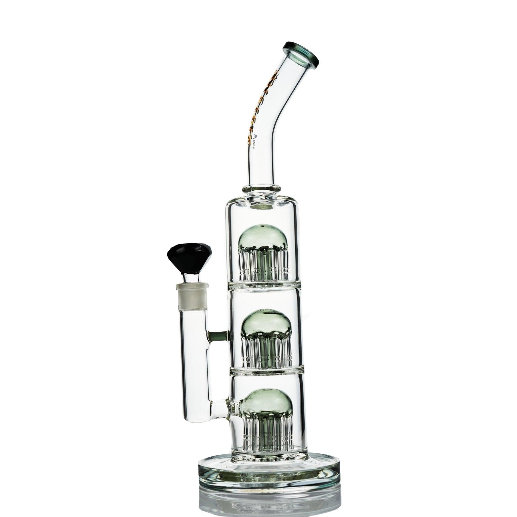 Metrix Glass black 3 perculators 10 arm legs - Smoke Spot Smoke Shop