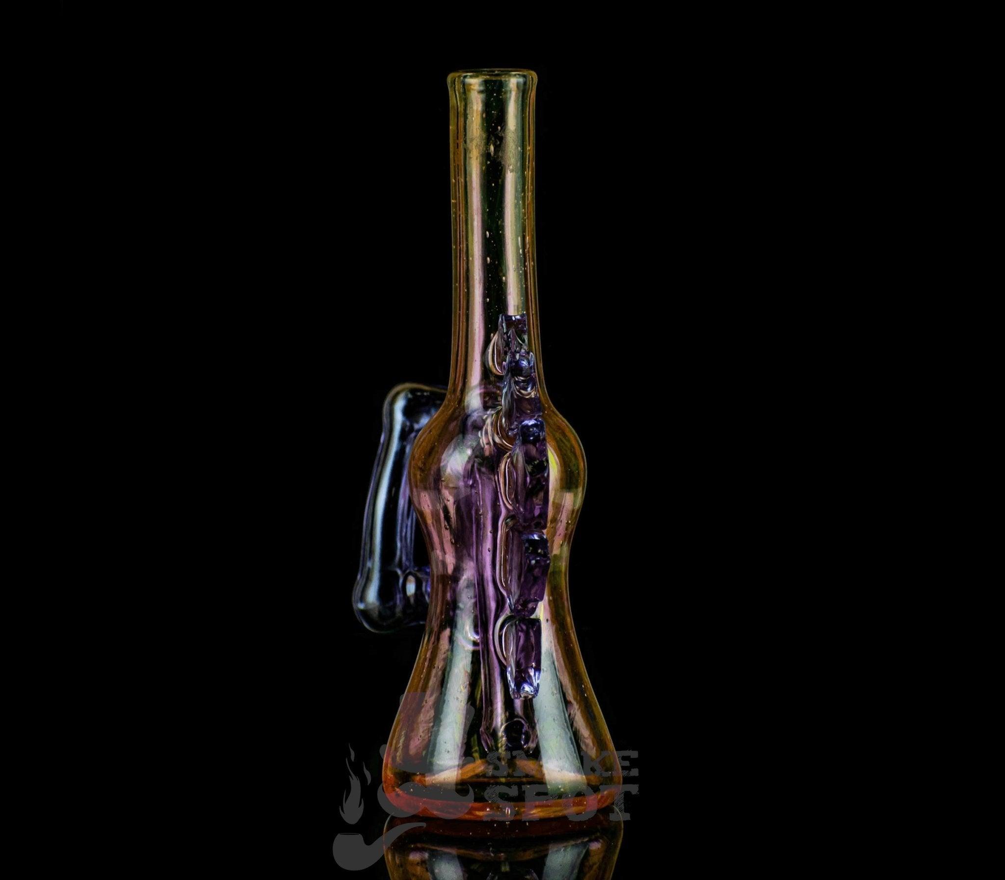 Mike Nelson Purple Rig Heady Rig with 14mm Dry Herb Slide Joint - Smoke Spot