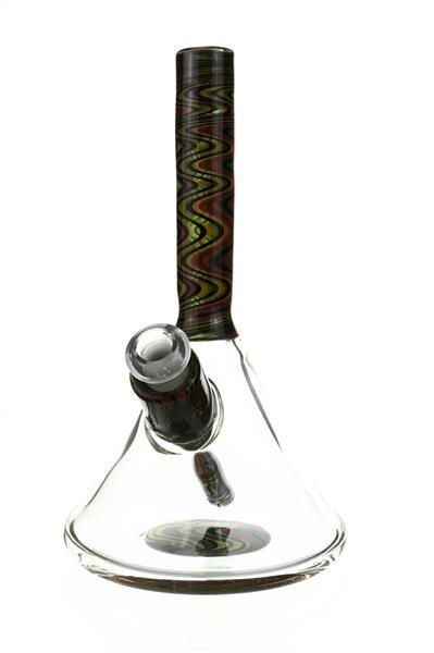 Close-up of 10 mm joint on Mini Beaker by Waterhouse Glass small water pipe